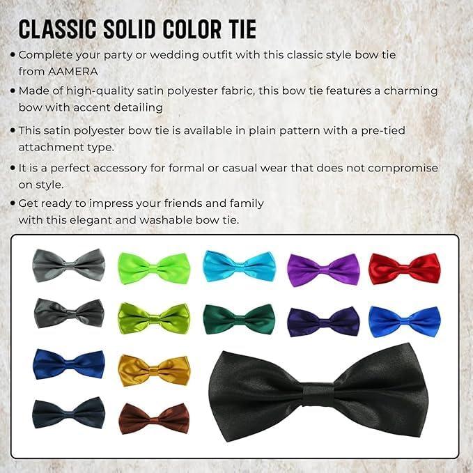 Hot Pink Bow Tie for Men - Aamera Fashion