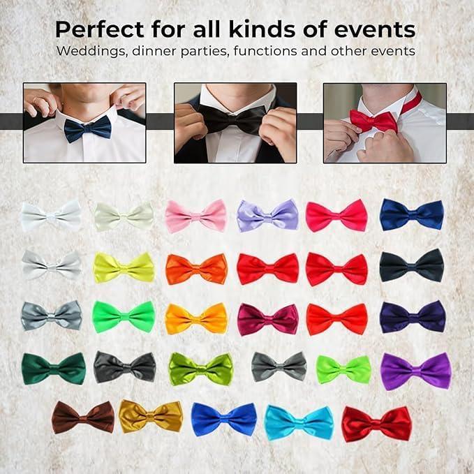 Hot Pink Bow Tie for Men - Aamera Fashion
