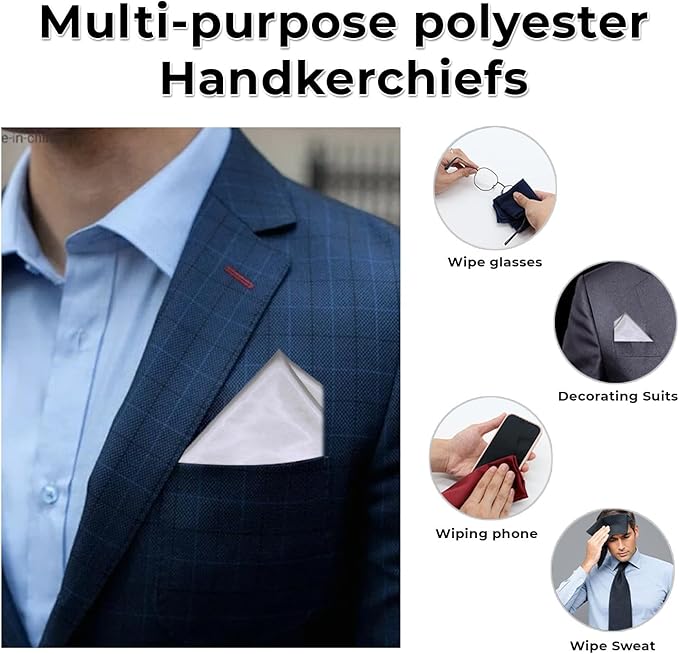 Dark Purple folding of pocket square - Aamera Fashion