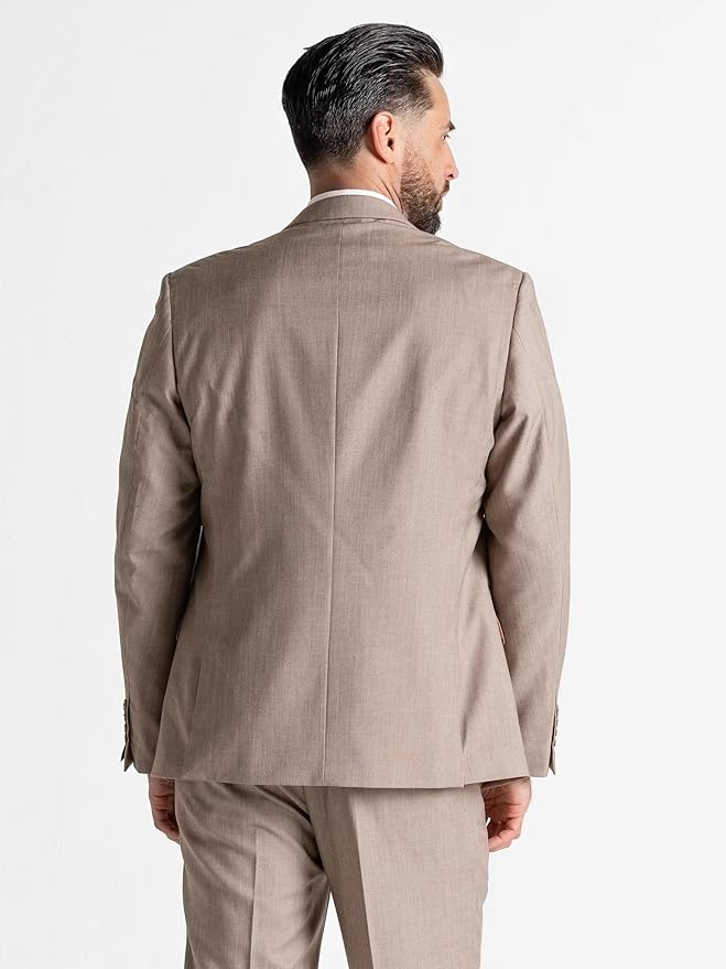 Buy Henry Mens Brown Slim Fit Three Piece Suit - Wedding, Office, Meeting Suit, Formal, Event Suit. Order Suit Online - - The Tie Company