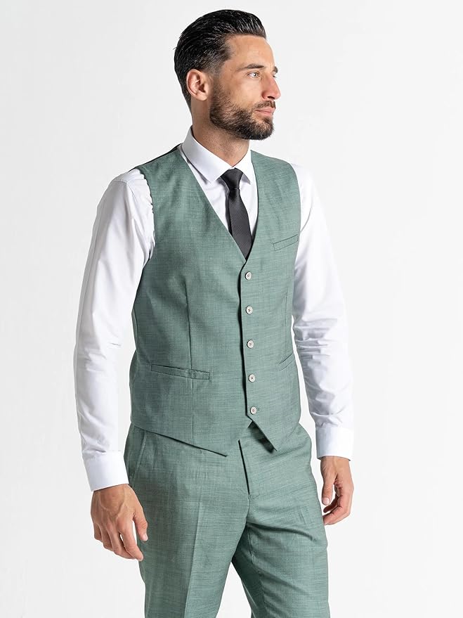 Buy Henry Mens Green Slim Fit Three Piece Suit - Wedding, business, Formal, Event Suit Order Suit Online - - The Tie Company