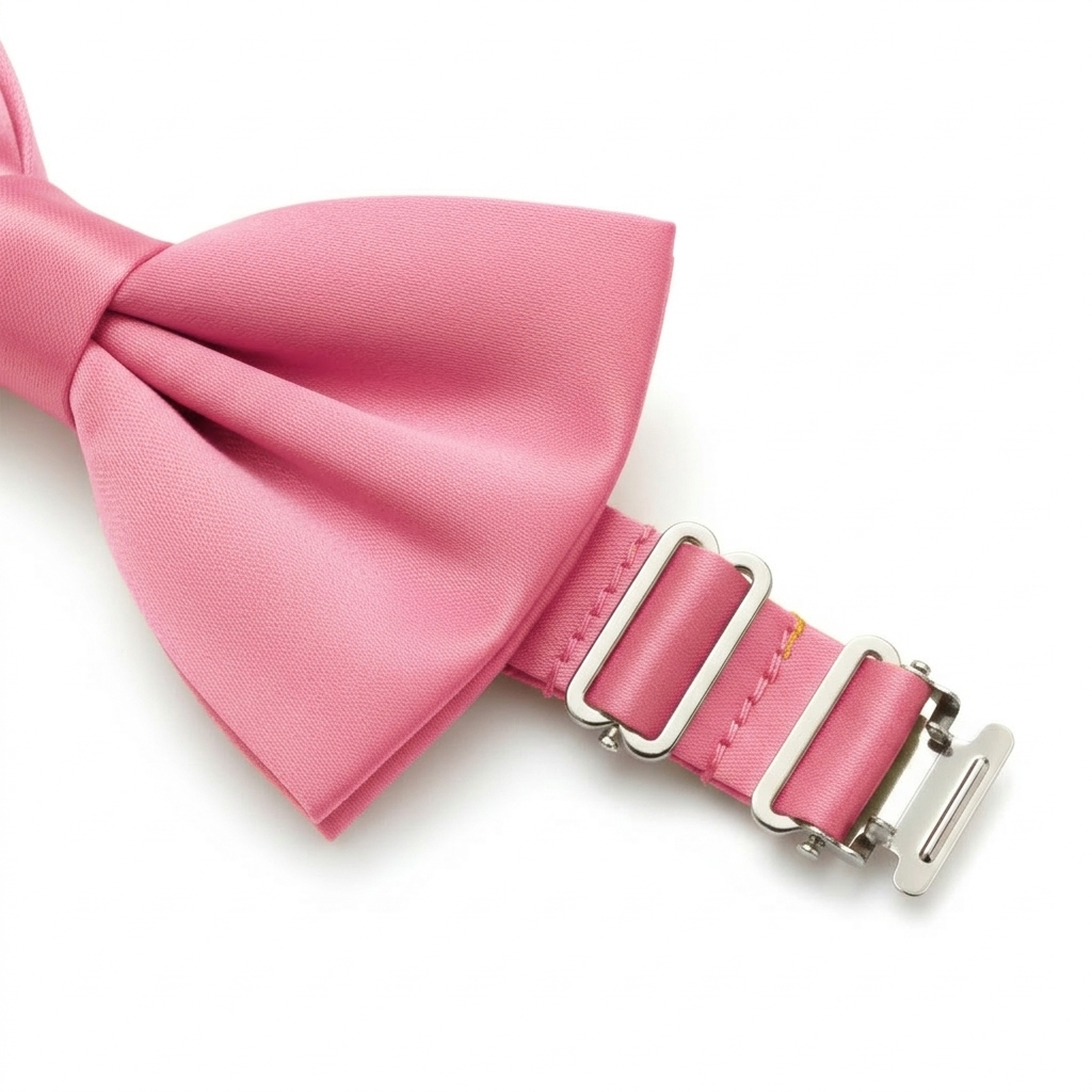 Baby Pink Bow Tie for Men
