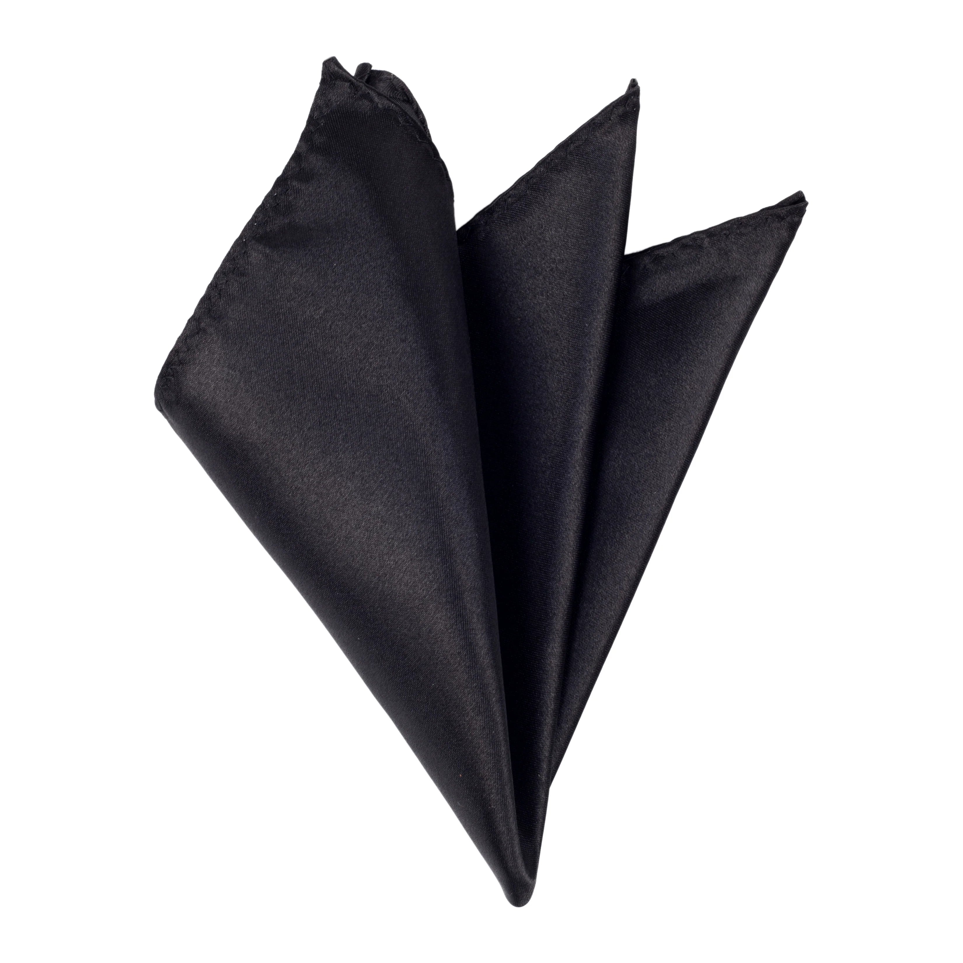 Black folding of pocket square - Aamera Fashion
