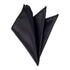 Black folding of pocket square - Aamera Fashion