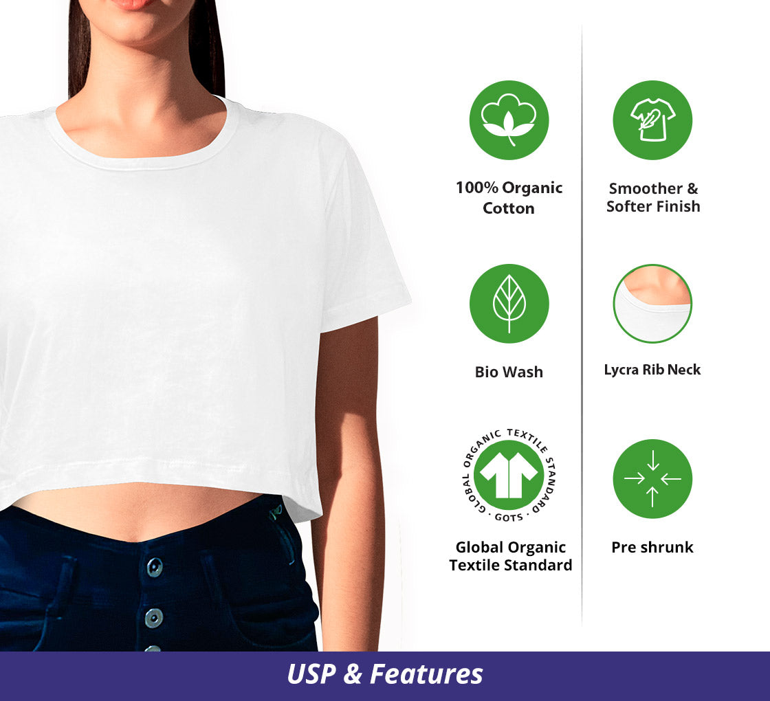Customized Women’s Organic Crop Top