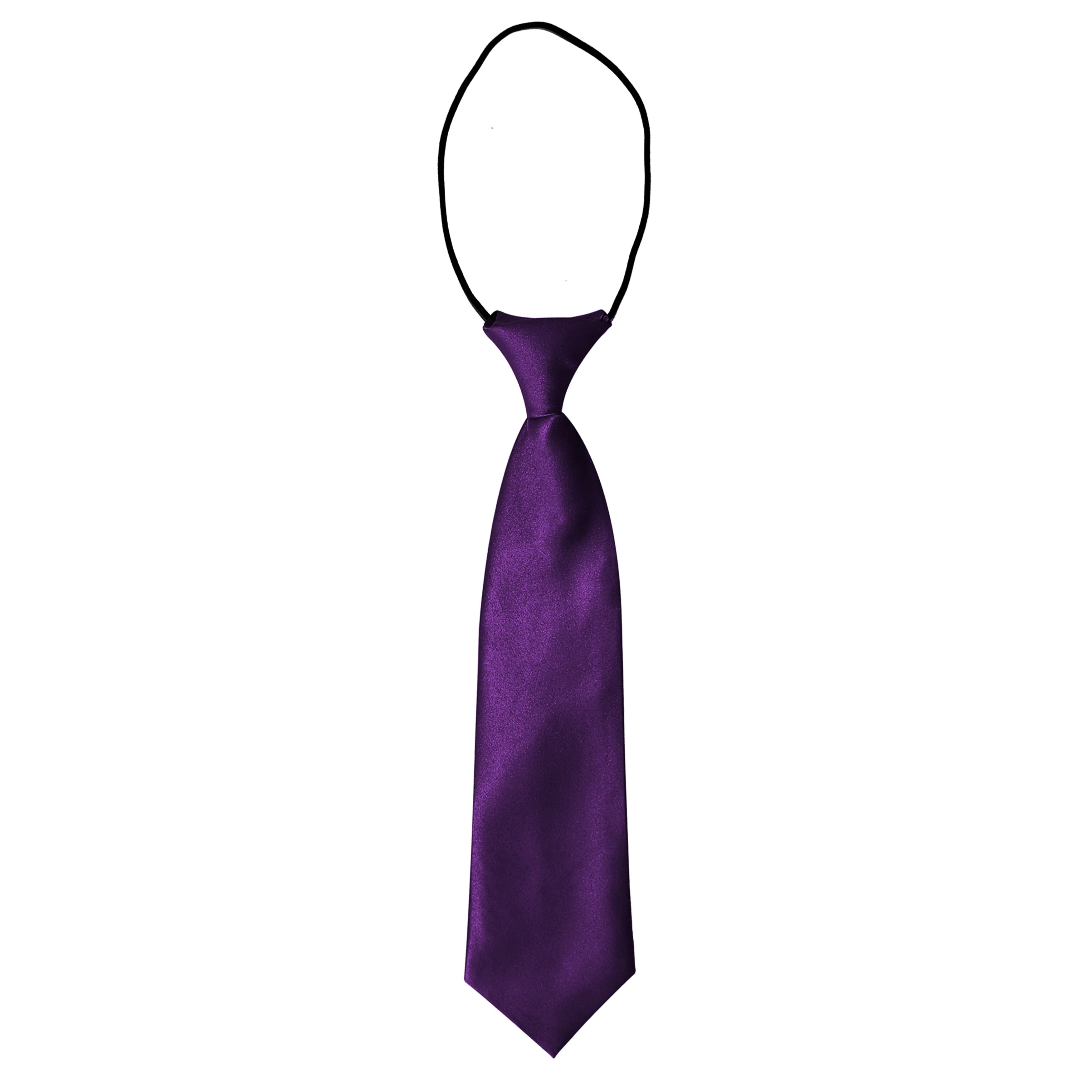 Dark Purple silk boys ties
