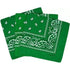 Green Paisley Cotton Bandana in 3 Pack - Aamera Fashion