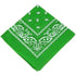 Green Paisley Polyester Bandana - Aamera Fashion