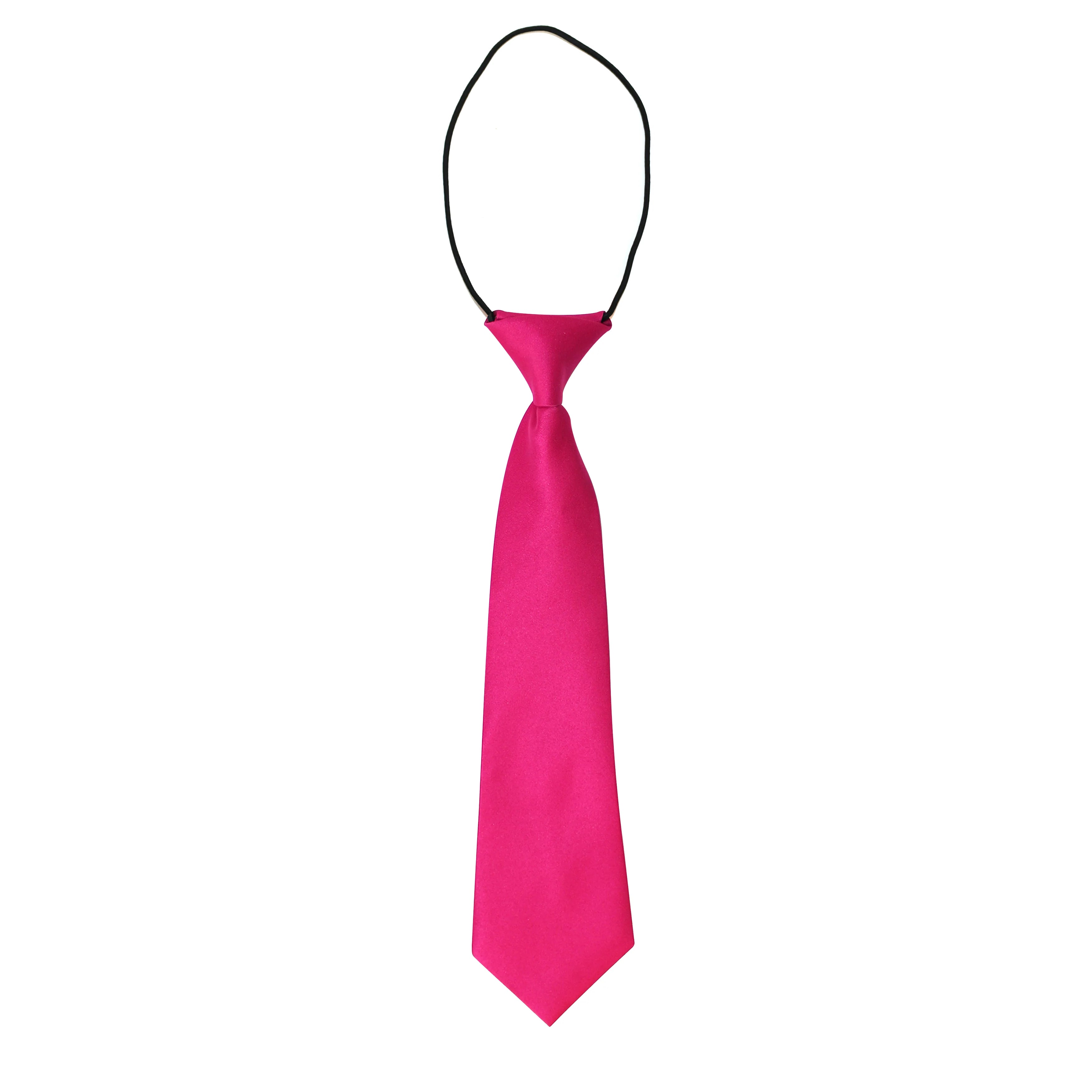 Hot Pink silk childrens ties - Aamera Fashion
