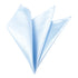 Light Blue folding of pocket square - Aamera Fashion