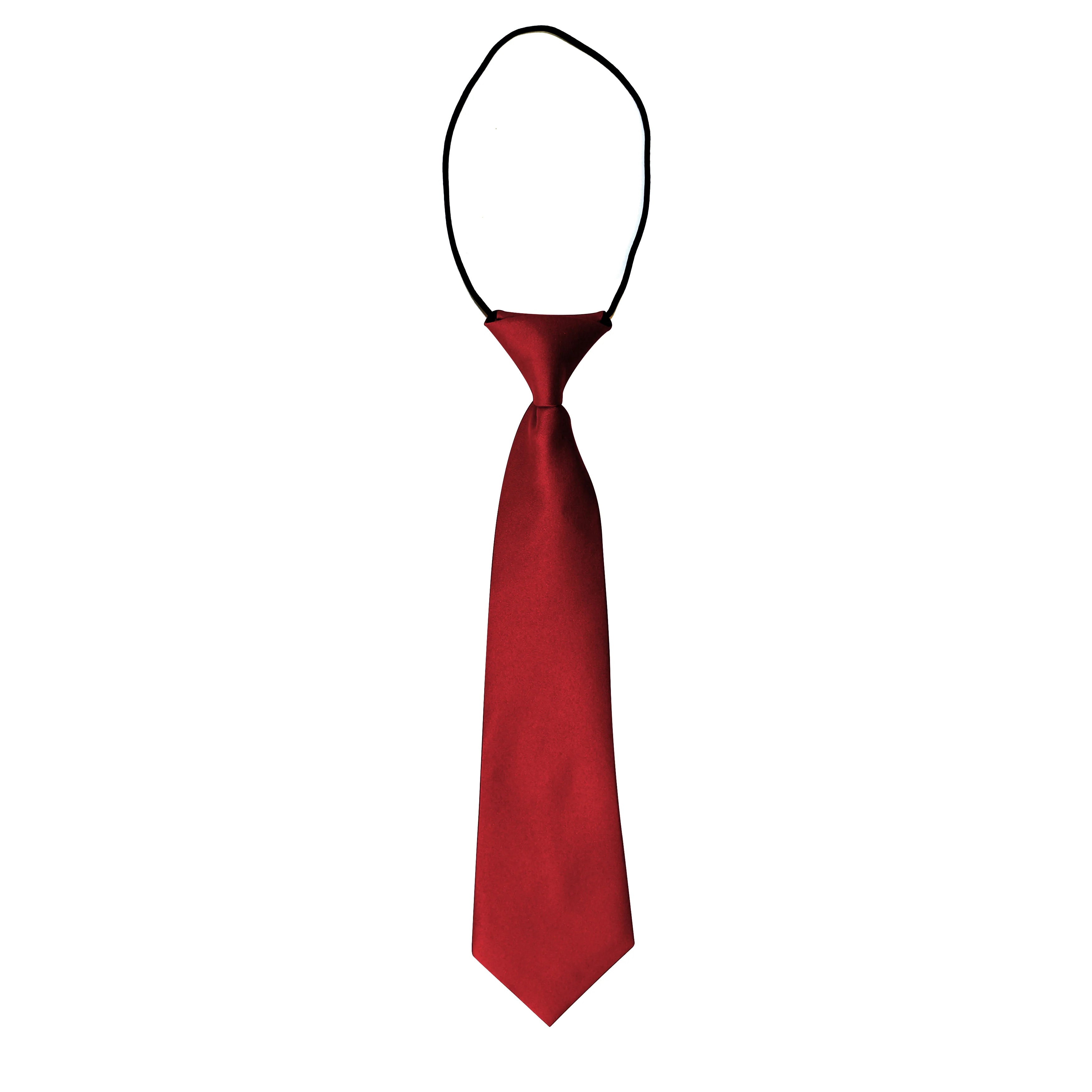 Maroon silk childrens ties - Aamera Fashion