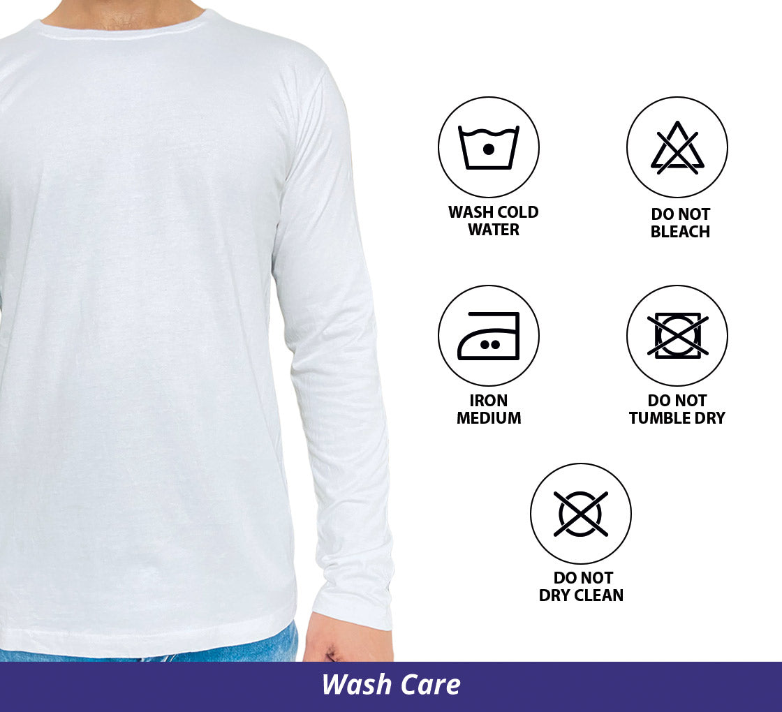 Customize Men’s Organic Long Sleeve Crew Neck T-Shirt – Customized