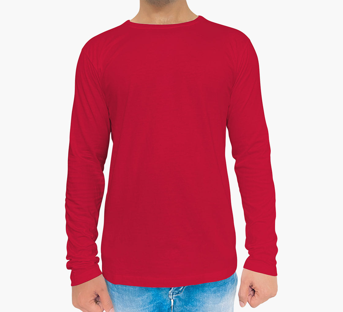 Customized Men’s Long Sleeves T-Shirt | Soft, Stylish & Everyday Comfort