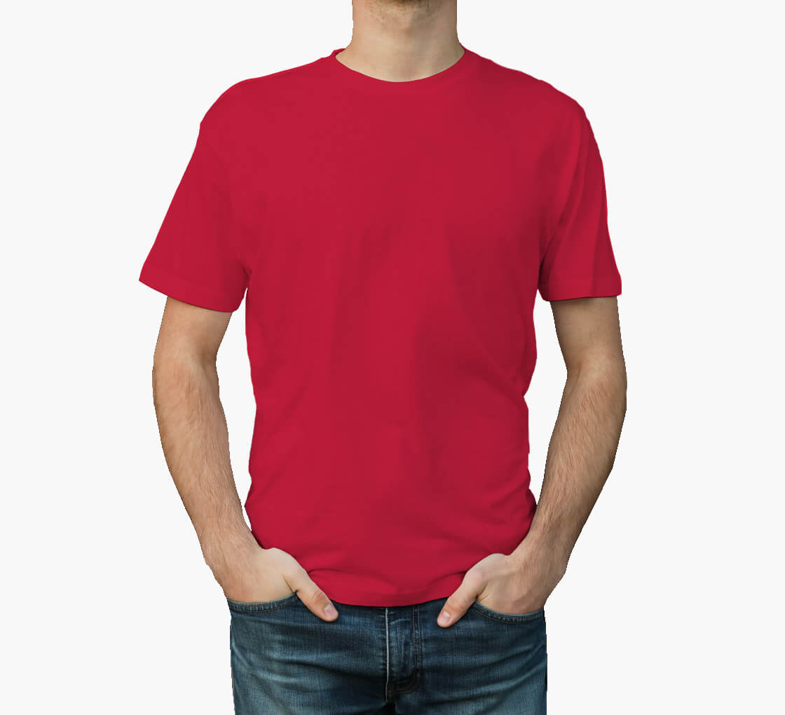 Customized Men’s T-Shirt – Crew Neck | Classic Comfort & Everyday Style