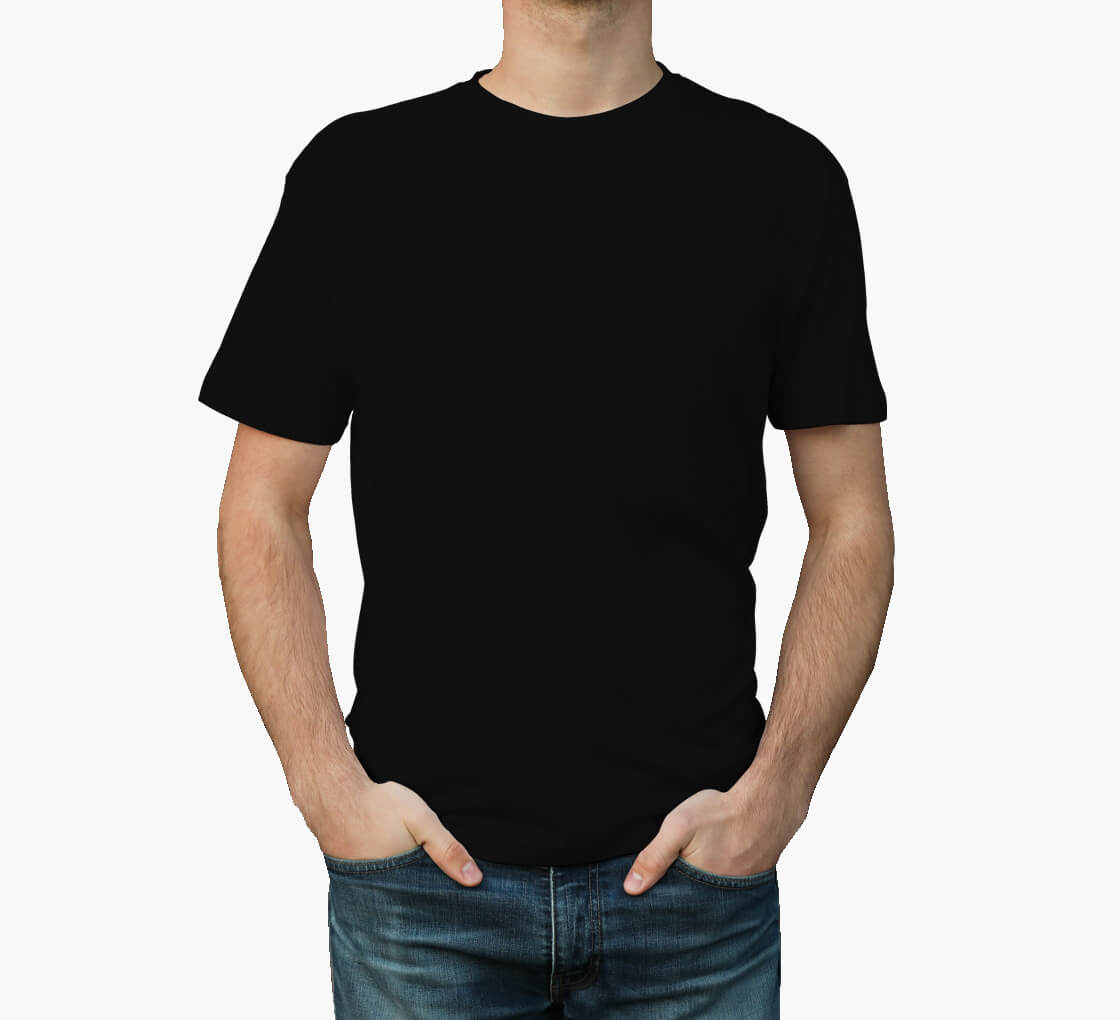 Customized Men’s T-Shirt – Crew Neck | Classic Comfort & Everyday Style