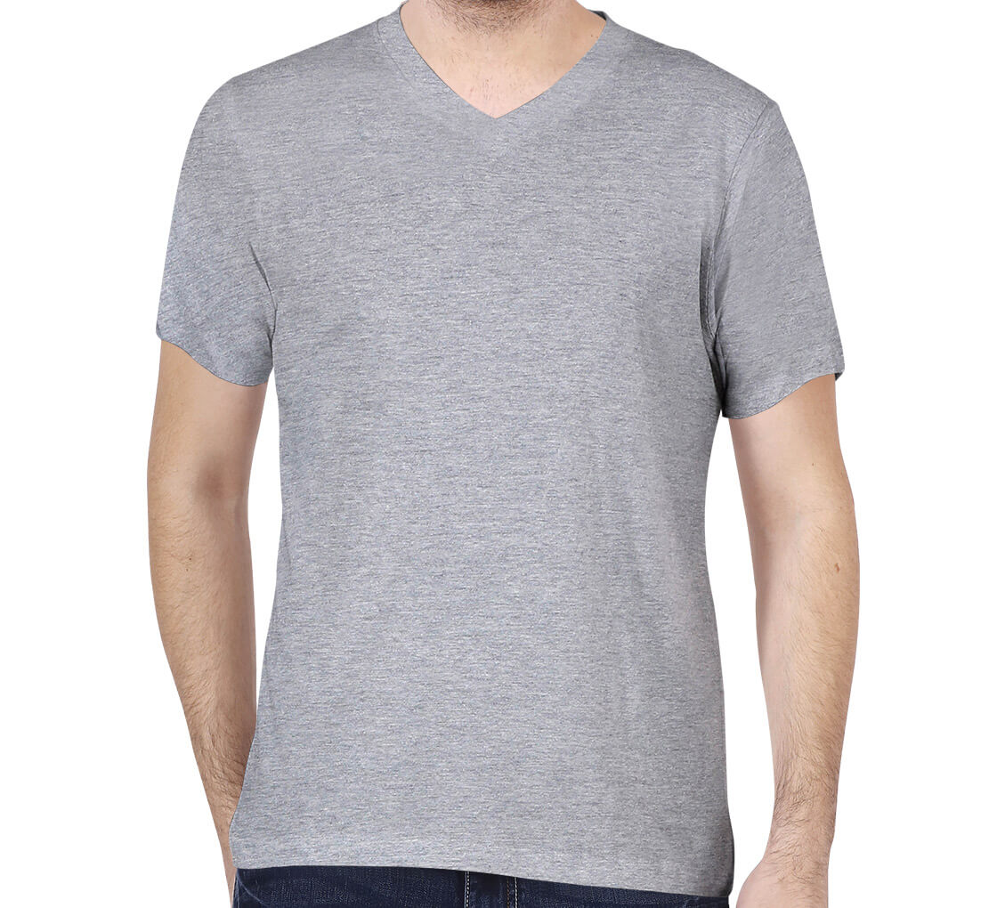 Customized Men’s V-Neck T-Shirt | Soft, Stylish & Custom Comfort