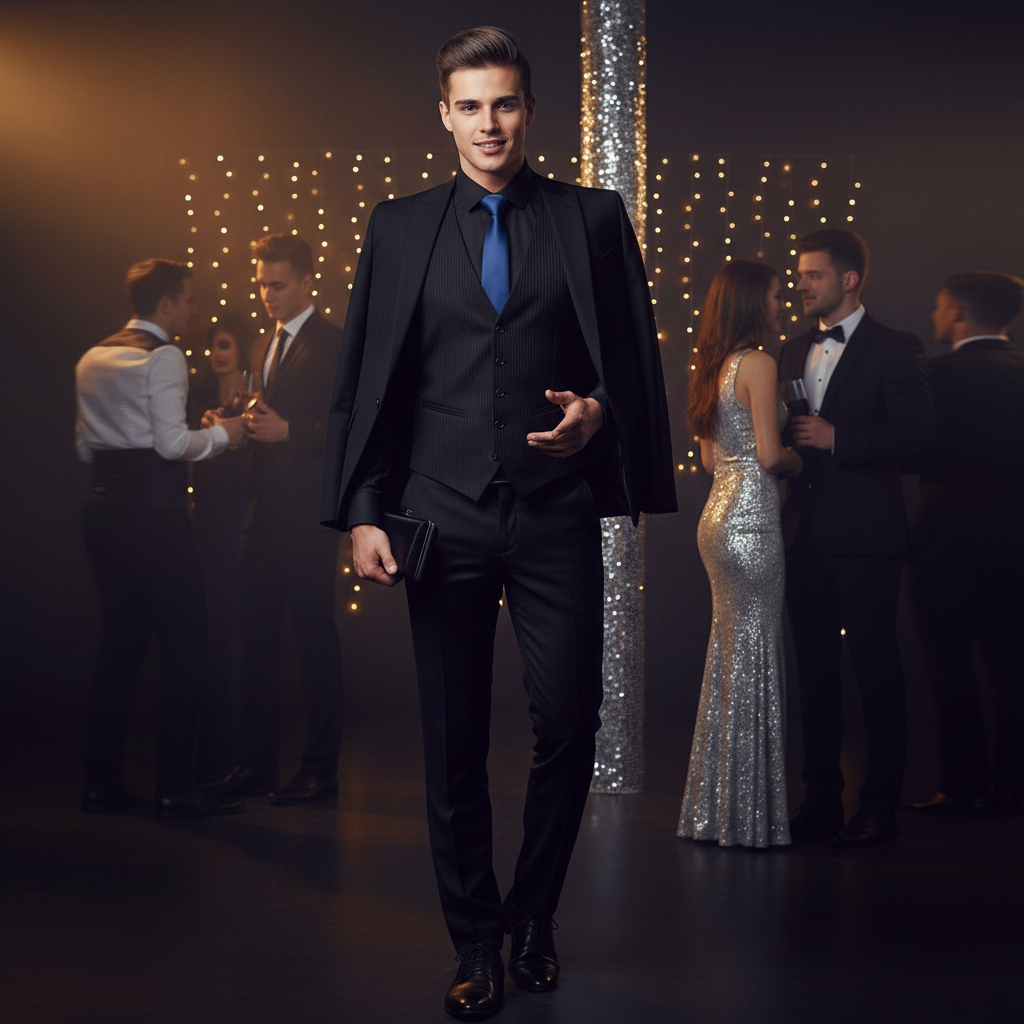 Navy Classic Skinny Men&