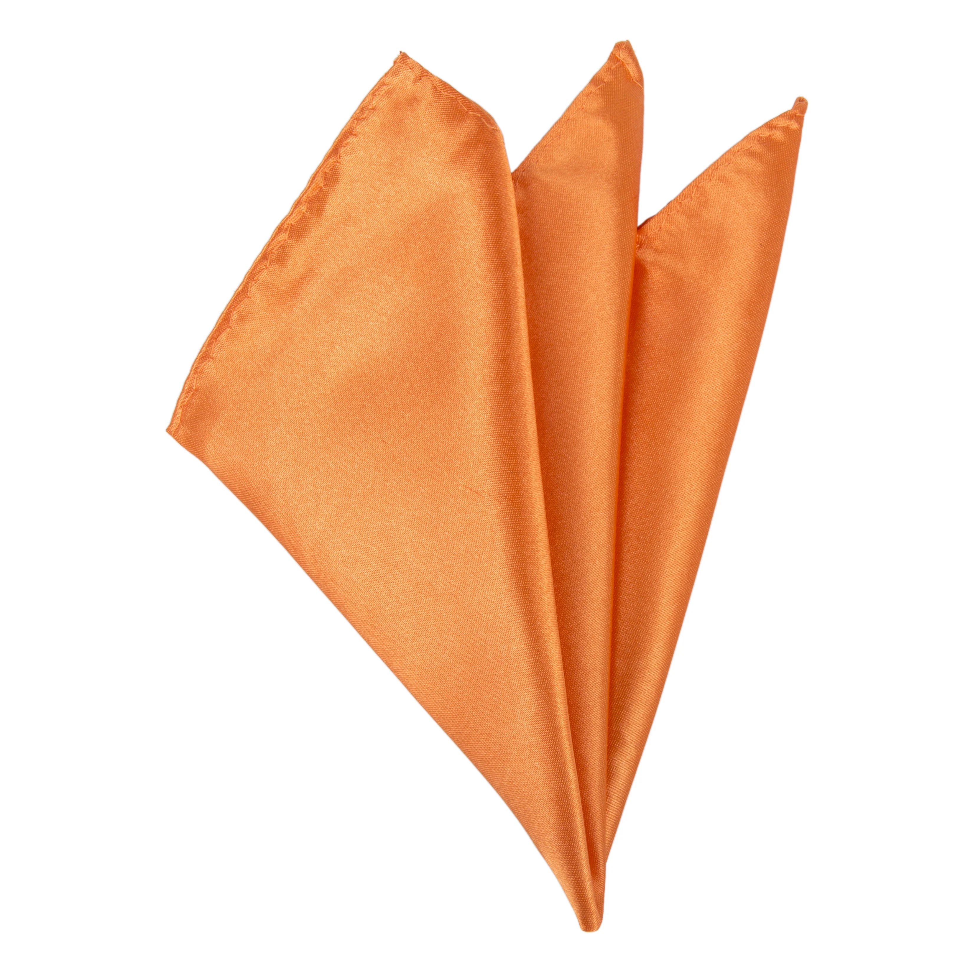 Orange folding of pocket square - Aamera Fashion