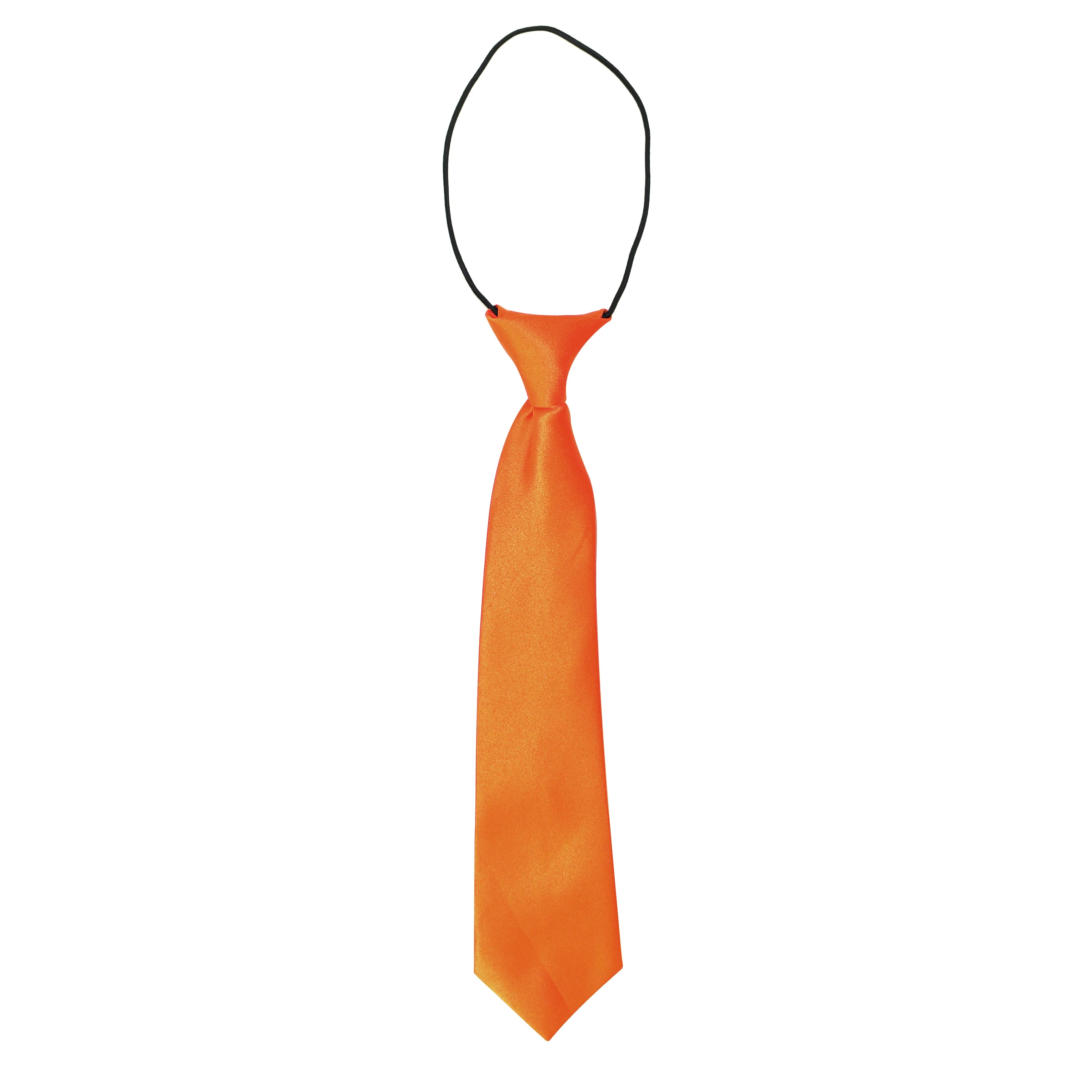 Orange silk boys ties - Aamera Fashion