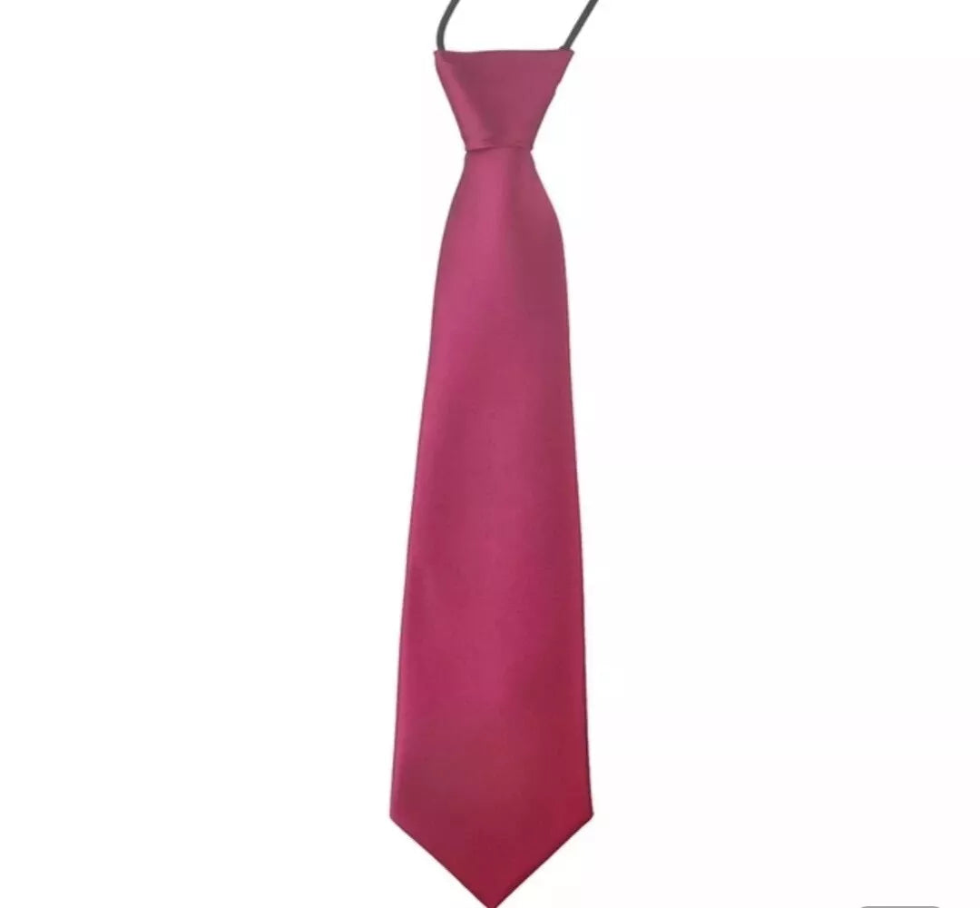 Plum silk childrens ties - Aamera Fashion