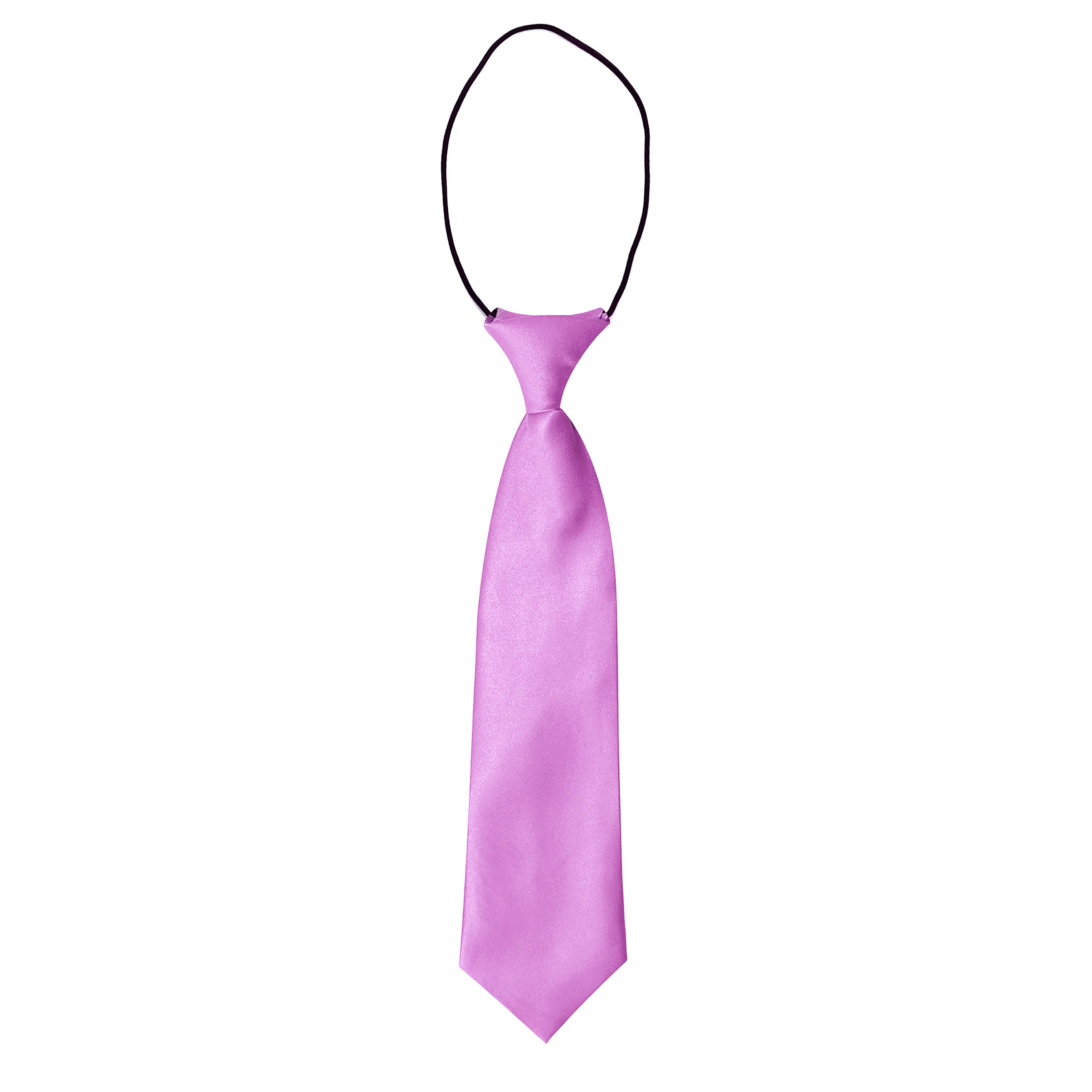 Purple silk childrens ties - Aamera Fashion