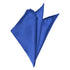 Royal Blue pocket squares for suits - Aamera Fashion