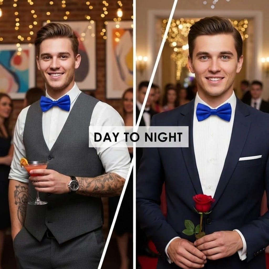 Royal Blue Bow Tie for Men