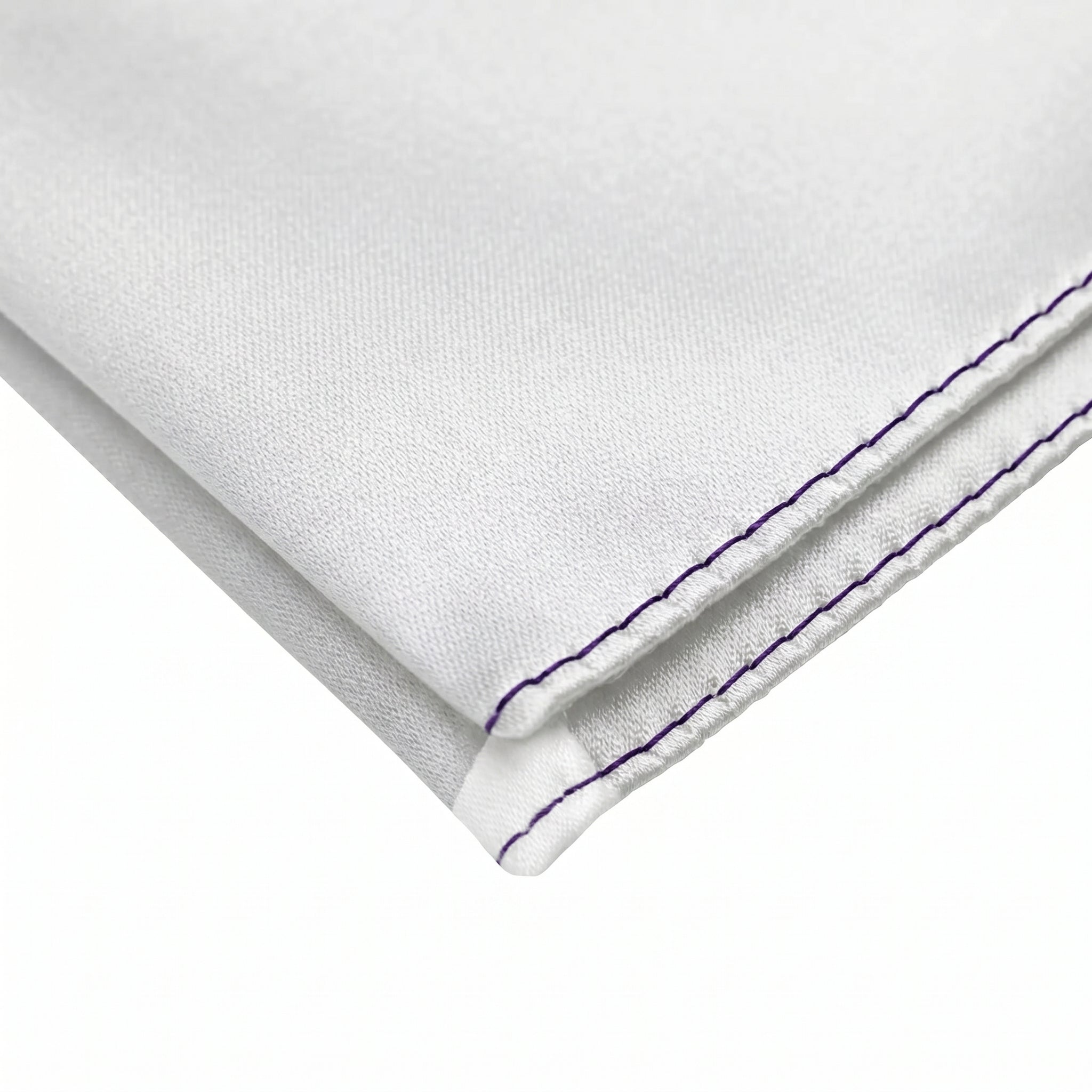 White folding of pocket square