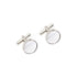 White Luxury Fabric cufflinks for men - Aamera Fashion