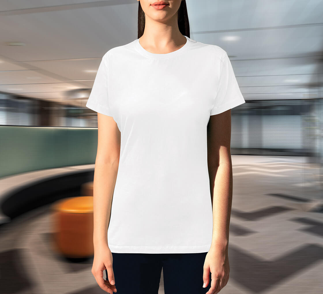 Green Easy Fit Round Neck Short Sleeves Cotton Women's T-Shirt by Being Human Clothing main image 0