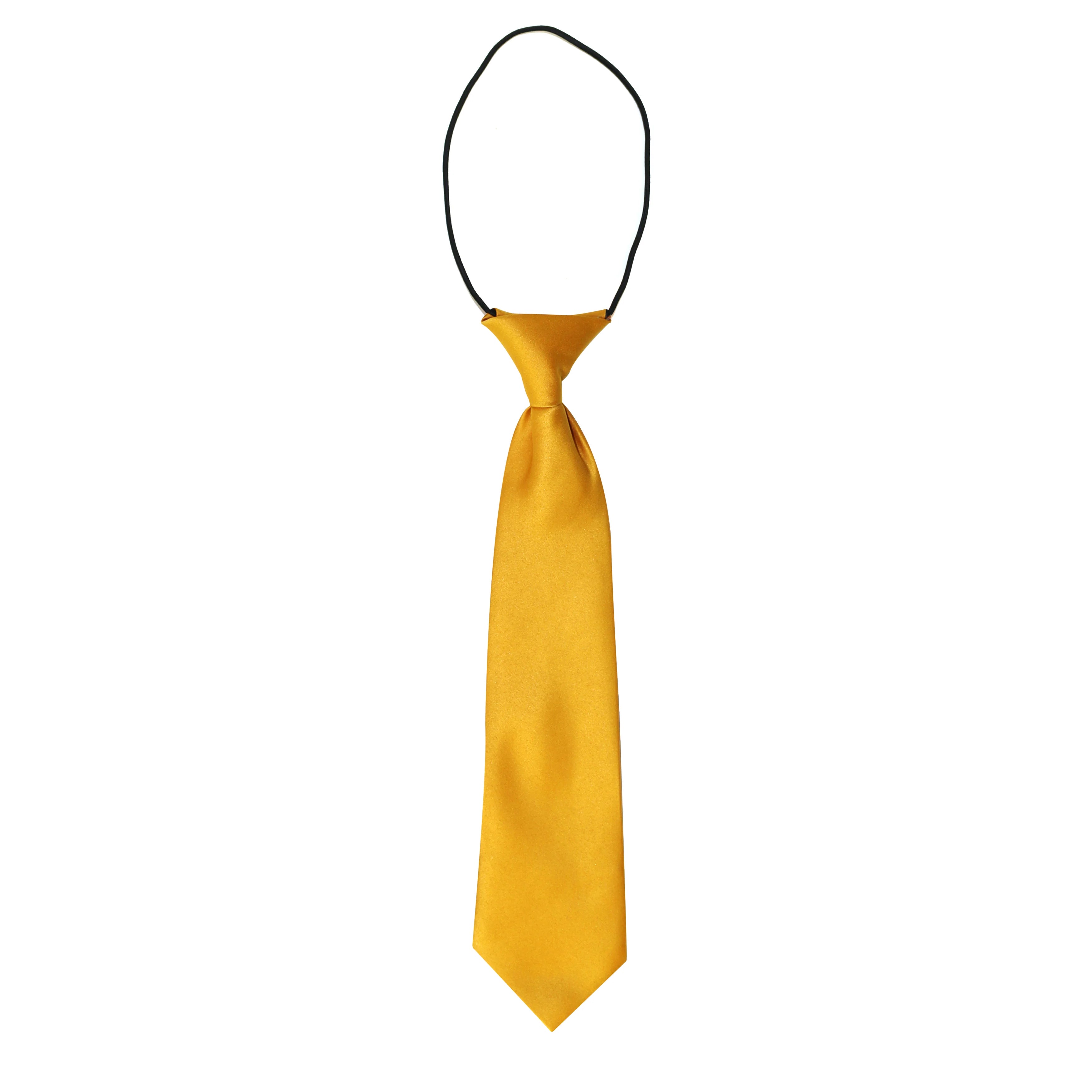 Yellow silk childrens ties - Aamera Fashion