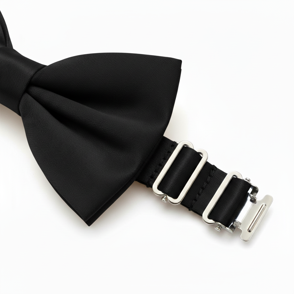 Black Bow Tie for Men