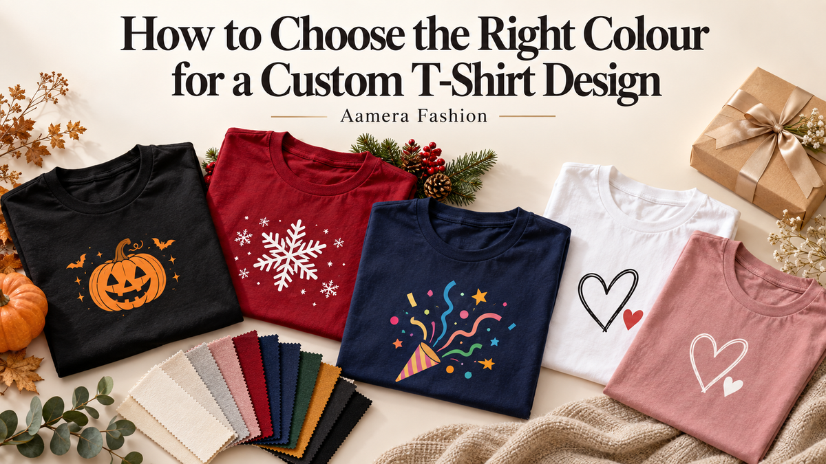 How to Choose the Right Colour for a Custom T-Shirt Design