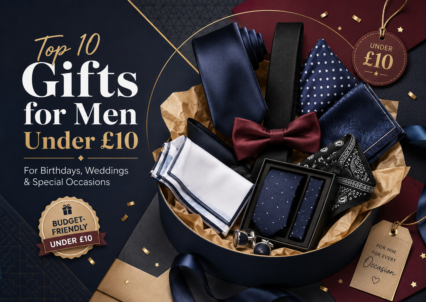 Top 10 Gifts for Men Under £10 for Birthdays, Weddings and Special Occasions