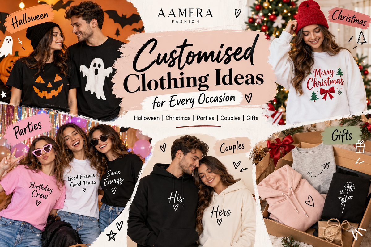 Customised Clothing Ideas for Every Occasion: Halloween, Christmas, Parties, Couples &amp; Gifts