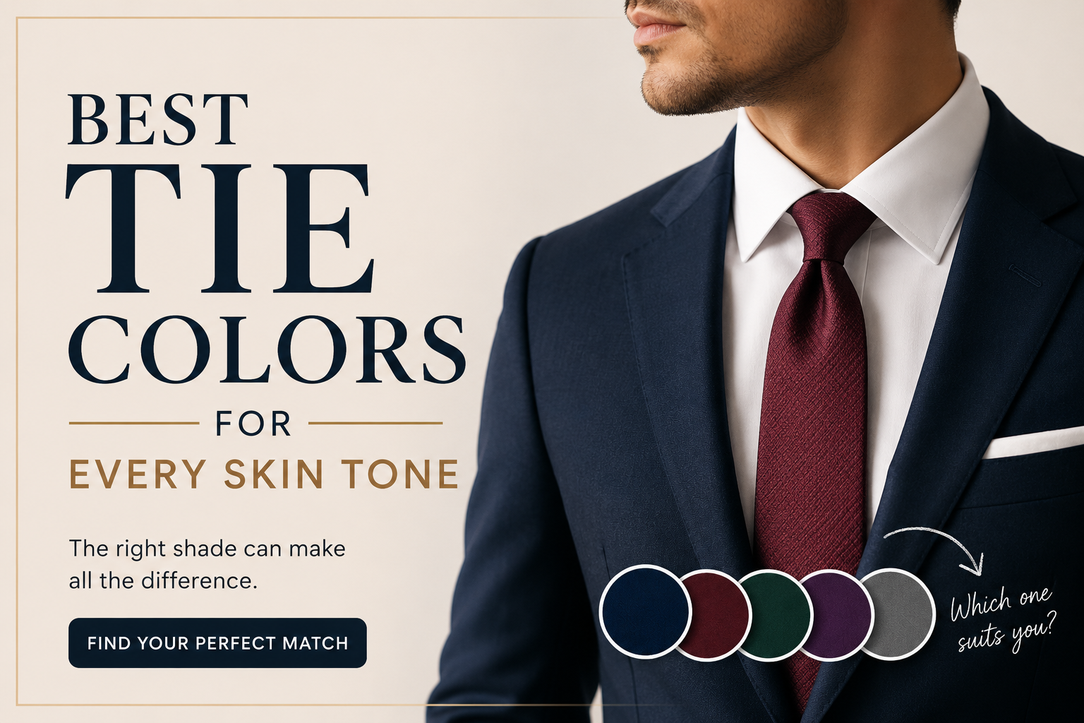 Best Tie Colors for Every Skin Tone
