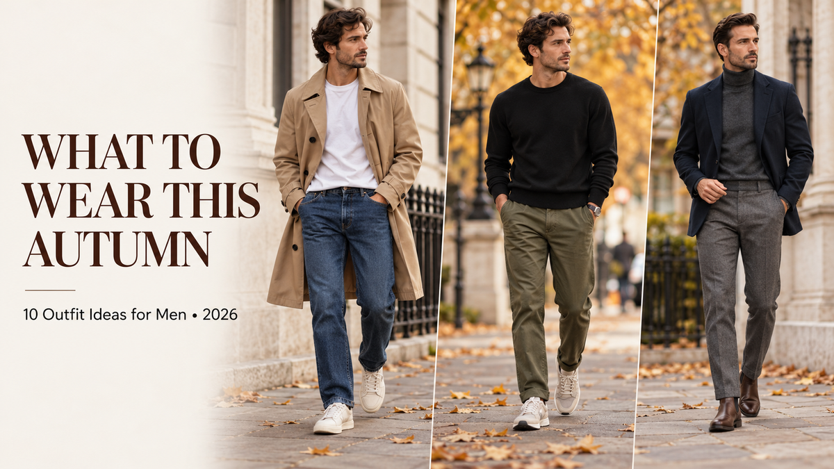 What to Wear This Autumn: 10 Stylish Outfit Ideas for Men in 2026