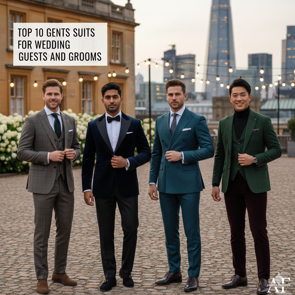 Top 10 Gents Suits for Wedding Guests and Grooms
