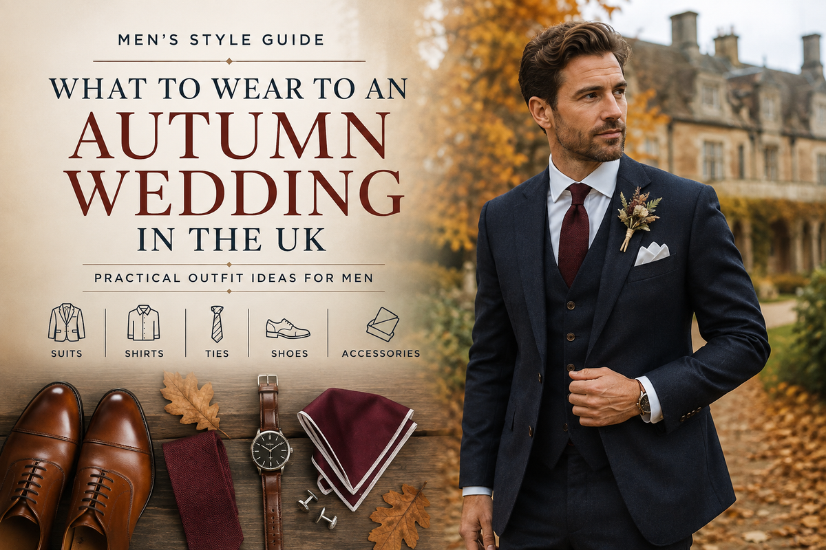 What to Wear to an Autumn Wedding in the UK: A Men’s Style Guide