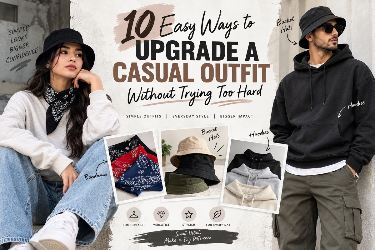 10 Easy Ways to Upgrade a Casual Outfit Without Trying Too Hard