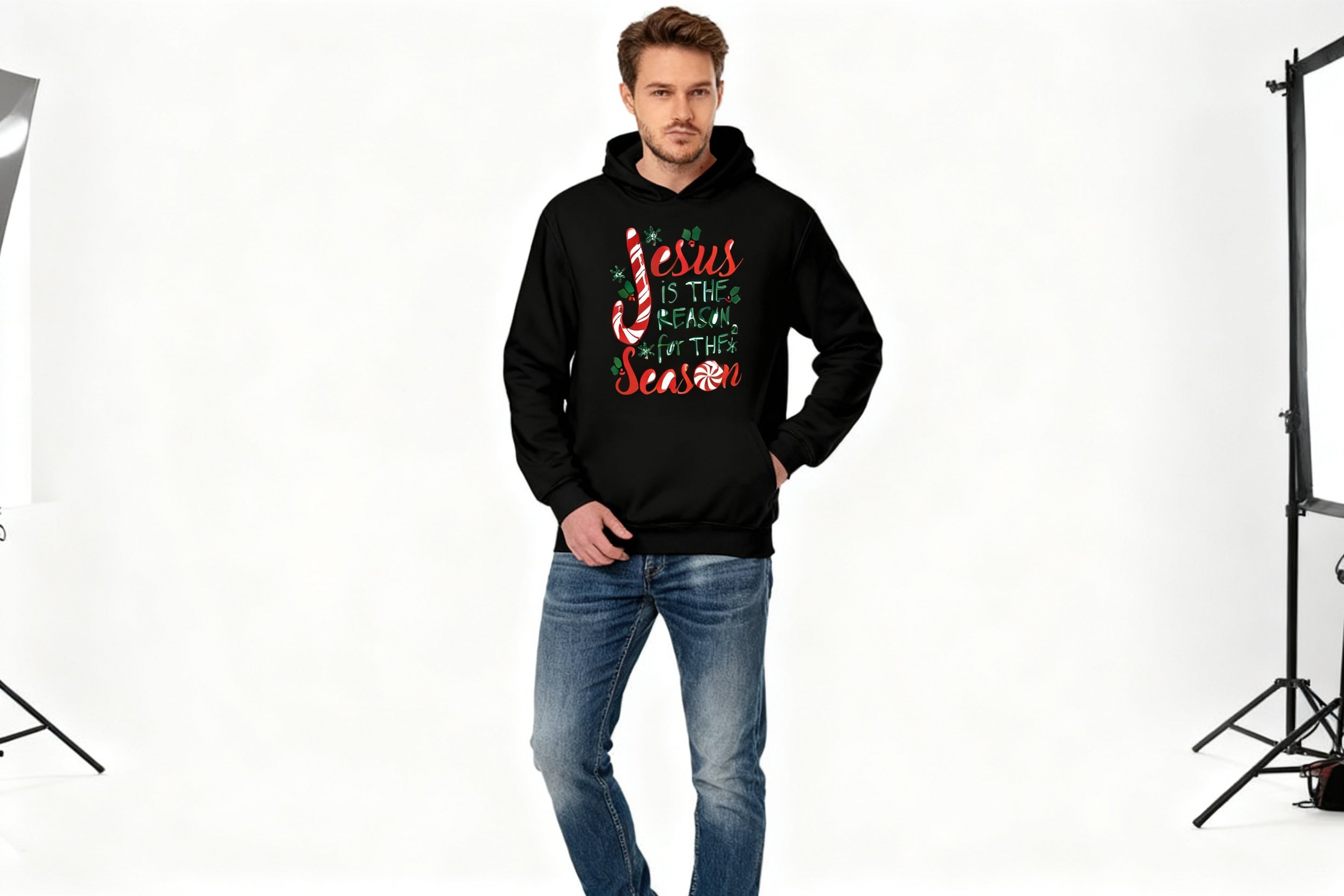 Jesus Is the Reason for the Season Christmas Sweatshirt