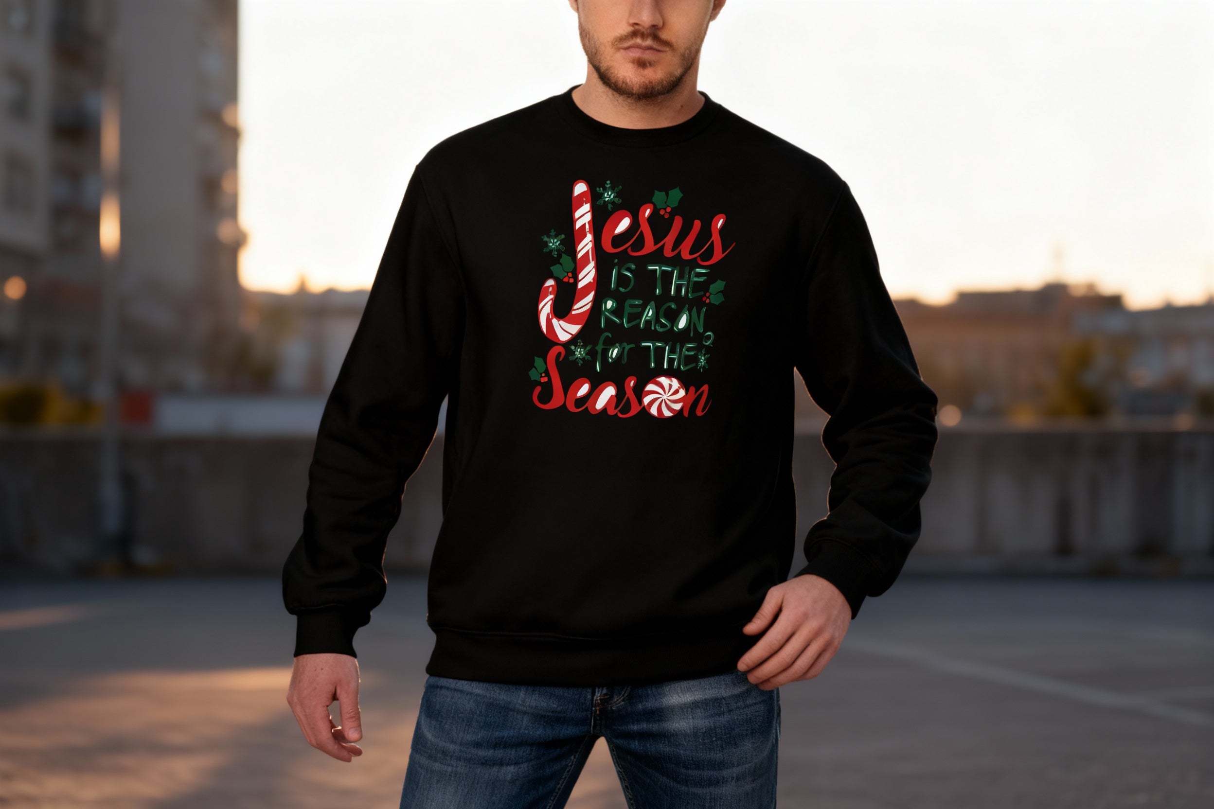 Jesus Is the Reason for the Season Christmas Sweatshirt