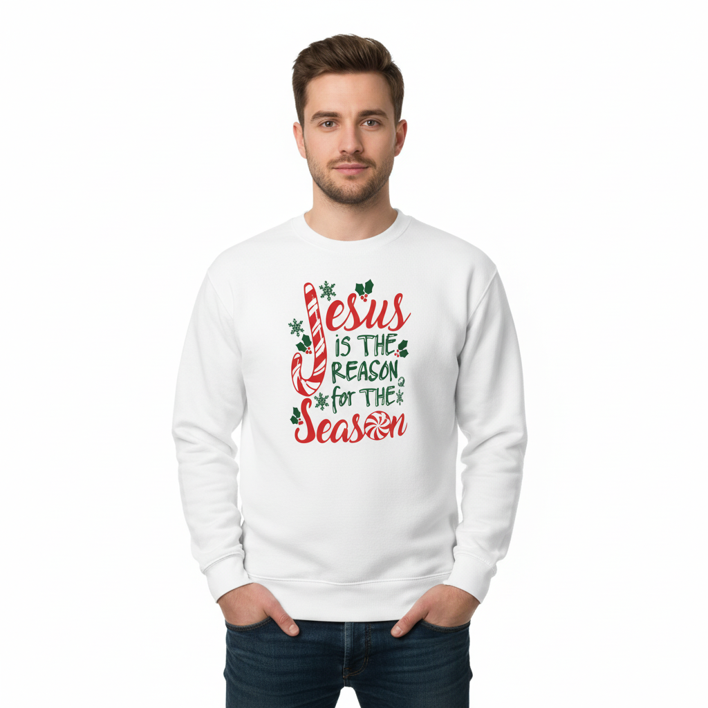 Jesus Is the Reason for the Season Christmas Sweatshirt