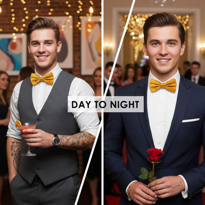 Yellow Bow Tie for Men