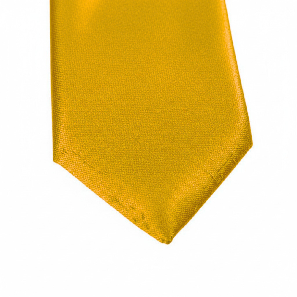 Yellow Skinny Slim Tie