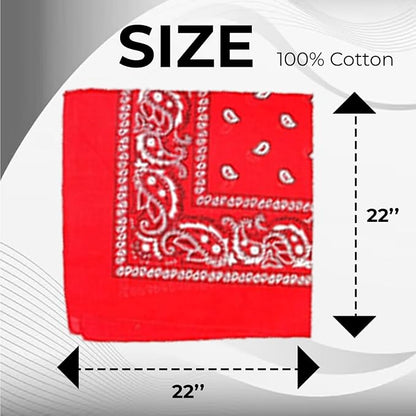 Hot Pink Paisley Cotton Bandana