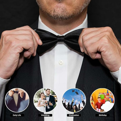 Navy Blue Bow Tie for Men