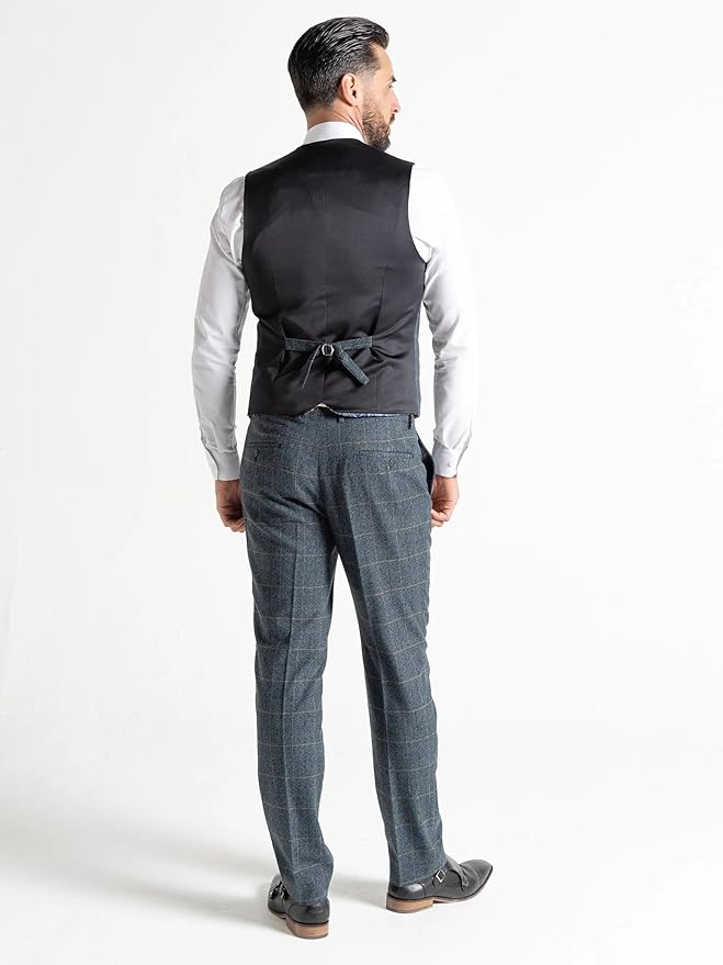 Buy Kensington Mens Slim Fit Wool Blue Three Piece Suit - Weddings , Besiness, Office, Formal Events Suit Order Suit Online - The Tie Company