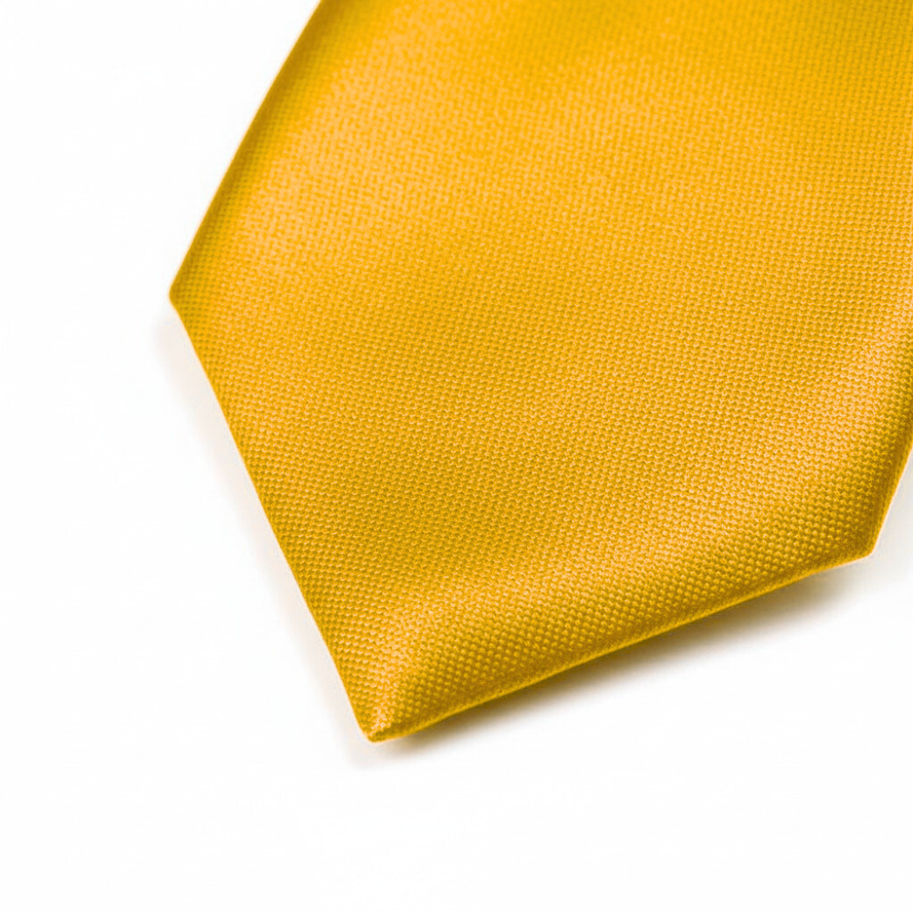 Yellow Skinny Slim Tie