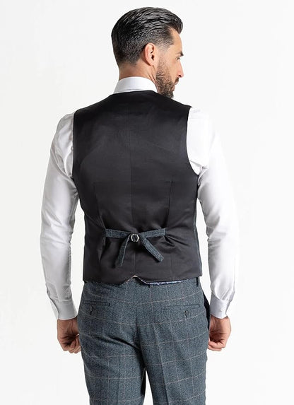 Buy Kensington Mens Slim Fit Wool Blue Three Piece Suit - Weddings , Besiness, Office, Formal Events Suit Order Suit Online - The Tie Company